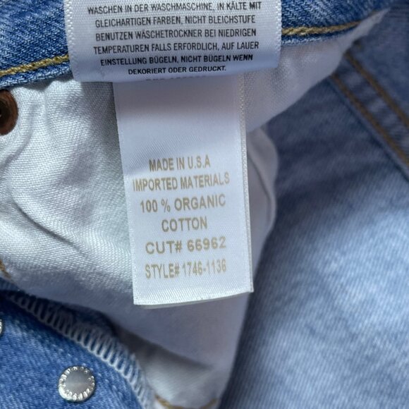 Citizens of Humanity Annina High Rise Wide Leg Organic Cotton Denim Women's 24 - Picture 4 of 7